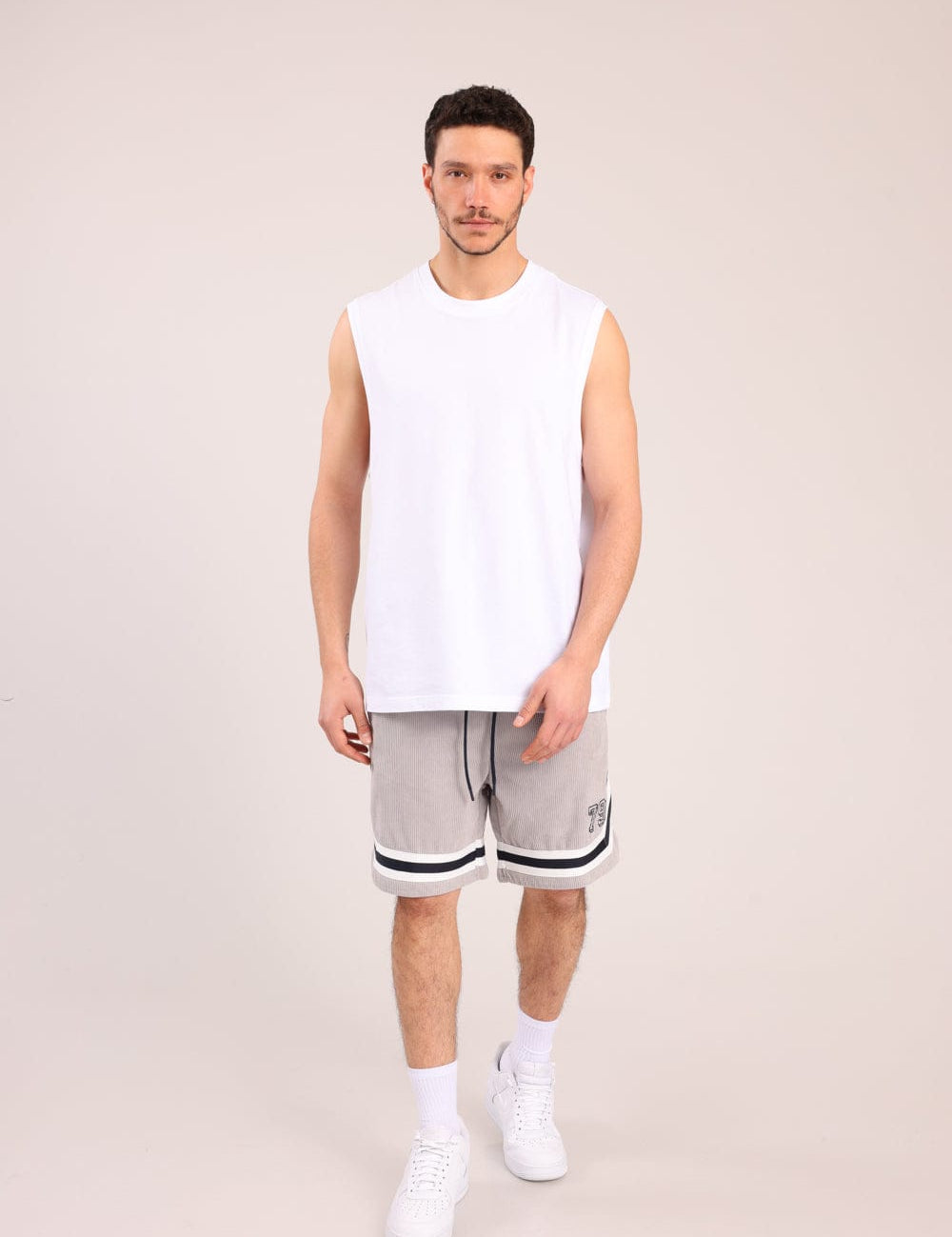 FOX גברים מכנסיים קצרים מכנסי אריג קצרים מכנסי אריג קצרים