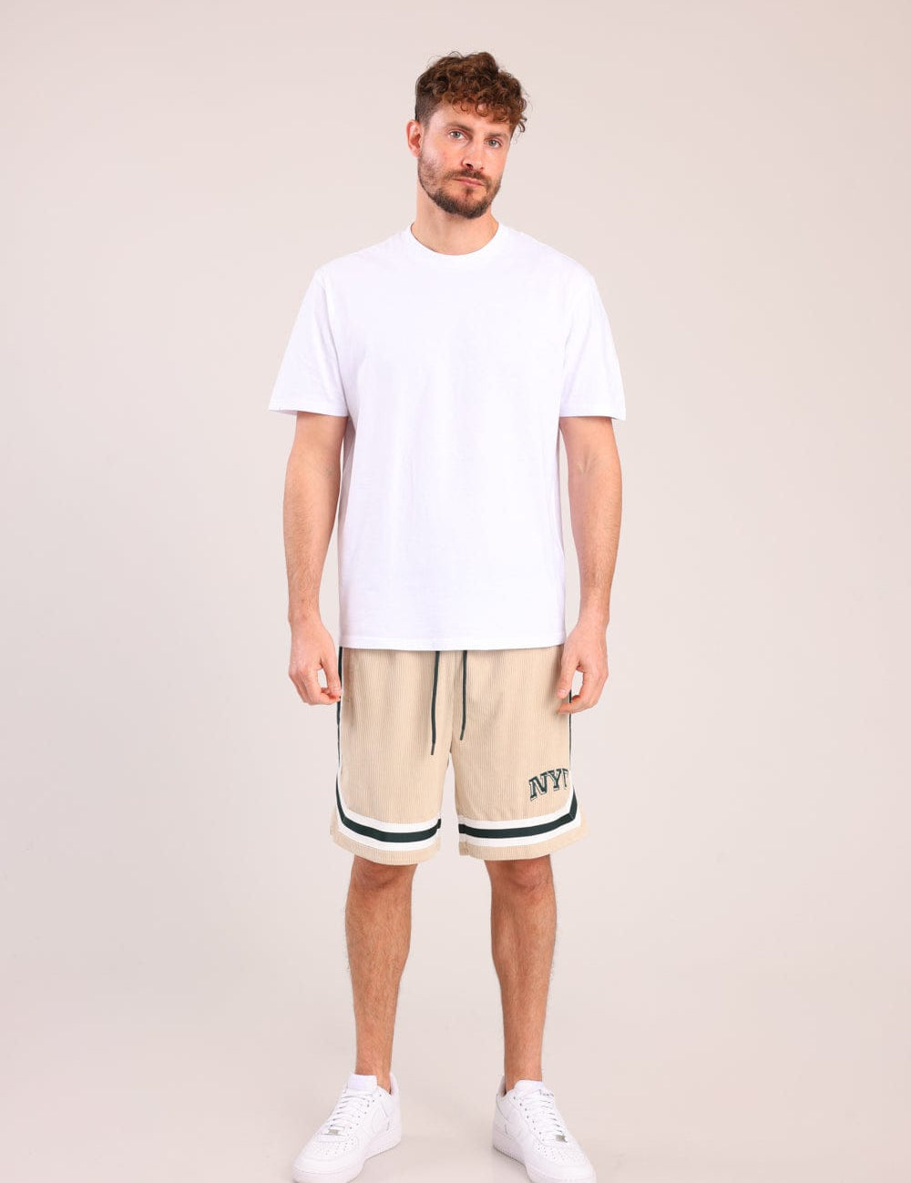 FOX גברים מכנסיים קצרים מכנסי אריג קצרים מכנסי אריג קצרים