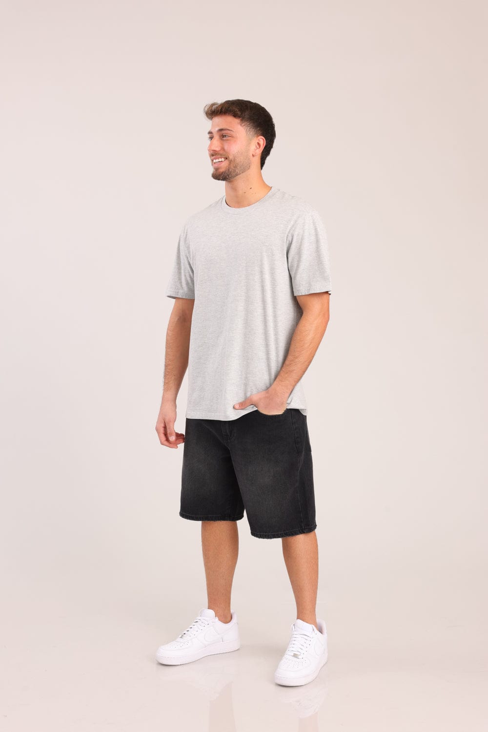 FOX גברים מכנסיים ג'ינס קצר גברים ג'ינס קצר גברים