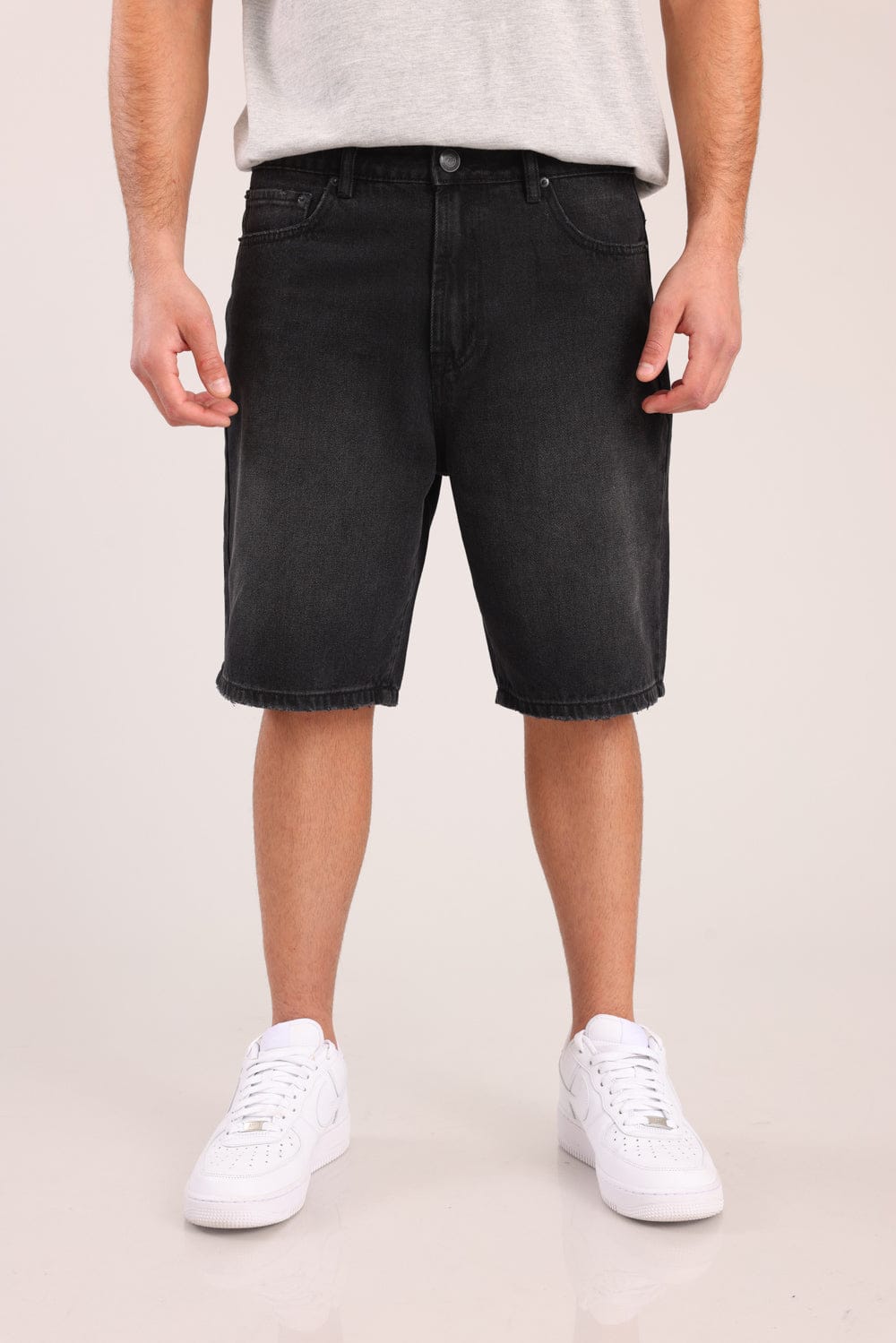 FOX גברים מכנסיים ג'ינס קצר גברים ג'ינס קצר גברים