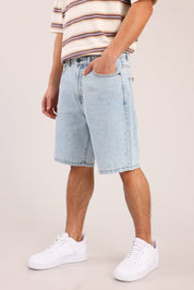 FOX גברים מכנסיים ג'ינס קצר ג'ינס קצר