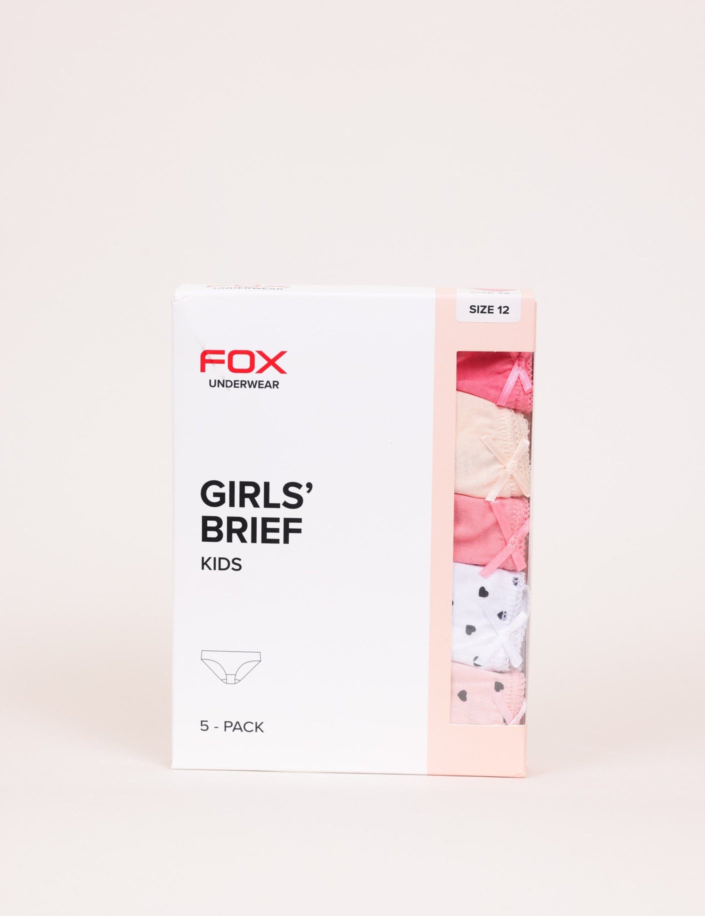 FOX אביזרים תחתונים מארז 5 תחתוני ביקיני בנות FOX | מארז 5 תחתוני ביקיני בנות | קנה עכשיו