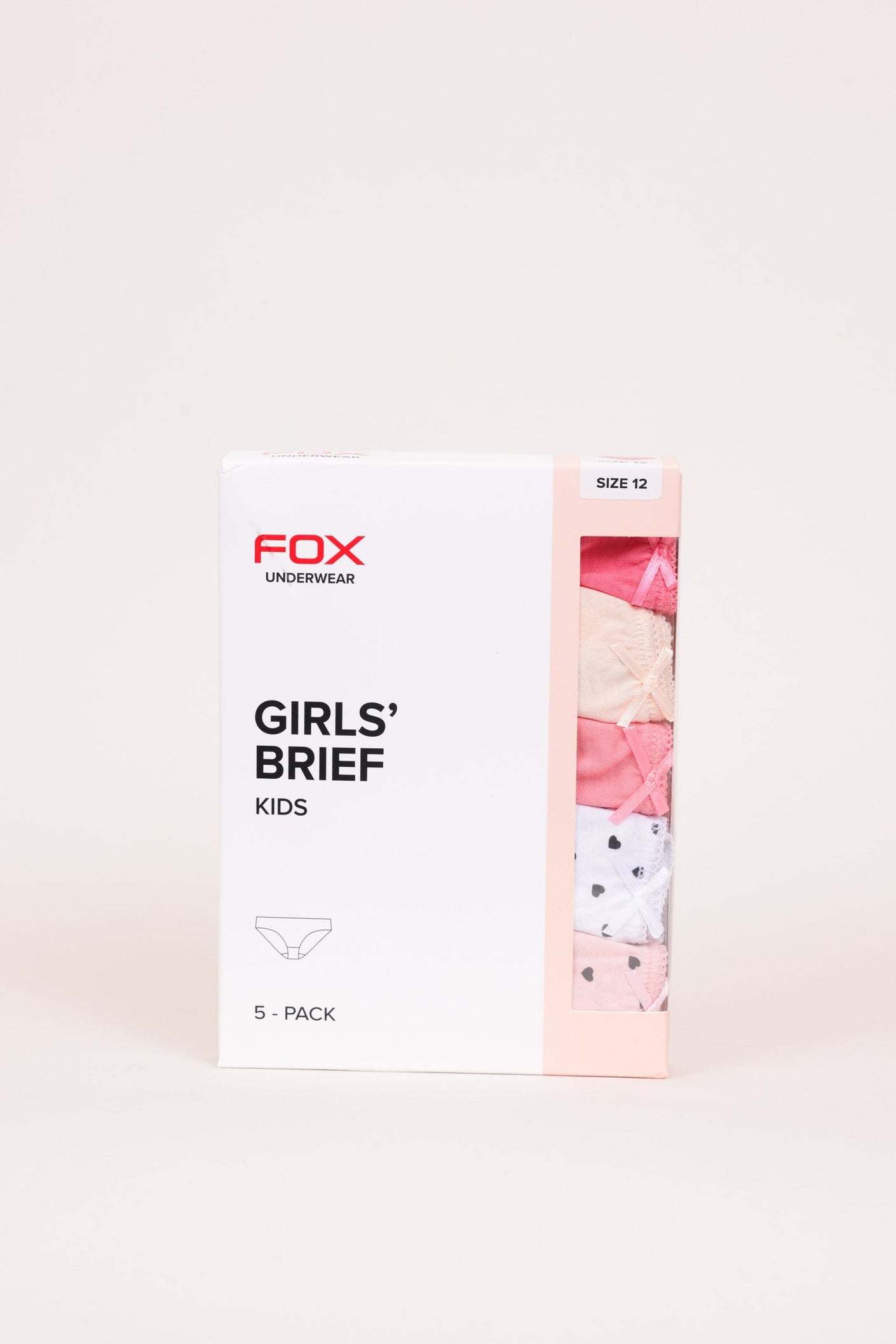 FOX אביזרים תחתונים מארז 5 תחתוני ביקיני בנות FOX | מארז 5 תחתוני ביקיני בנות | קנה עכשיו