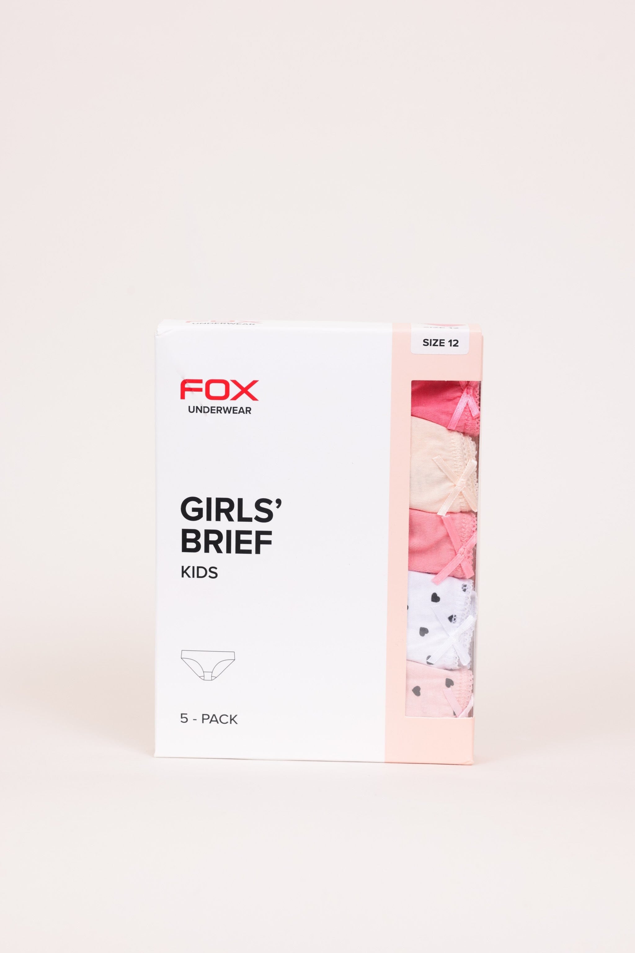 FOX אביזרים תחתונים מארז 5 תחתוני ביקיני בנות FOX | מארז 5 תחתוני ביקיני בנות | קנה עכשיו