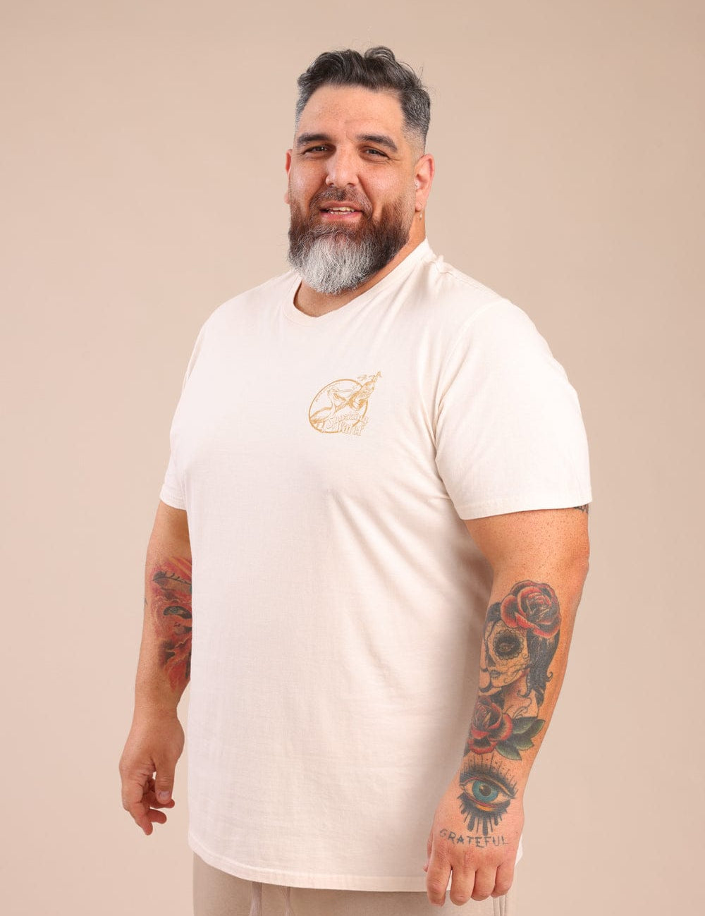 FOX פלאס גברים חולצה חולצה עם הדפס חולצה עם הדפס