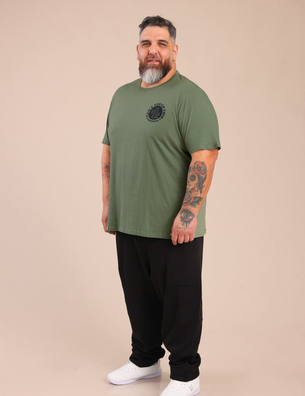 FOX פלאס גברים חולצה חולצה עם הדפס חולצה עם הדפס