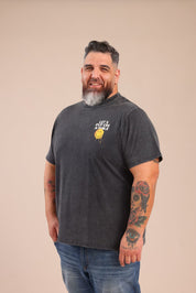 FOX פלאס גברים חולצה חולצה ממותגת סמיילי חולצה ממותגת סמיילי