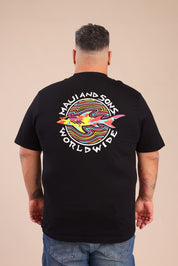 FOX פלאס גברים חולצה חולצה ממותגת MAUI חולצה ממותגת MAUI