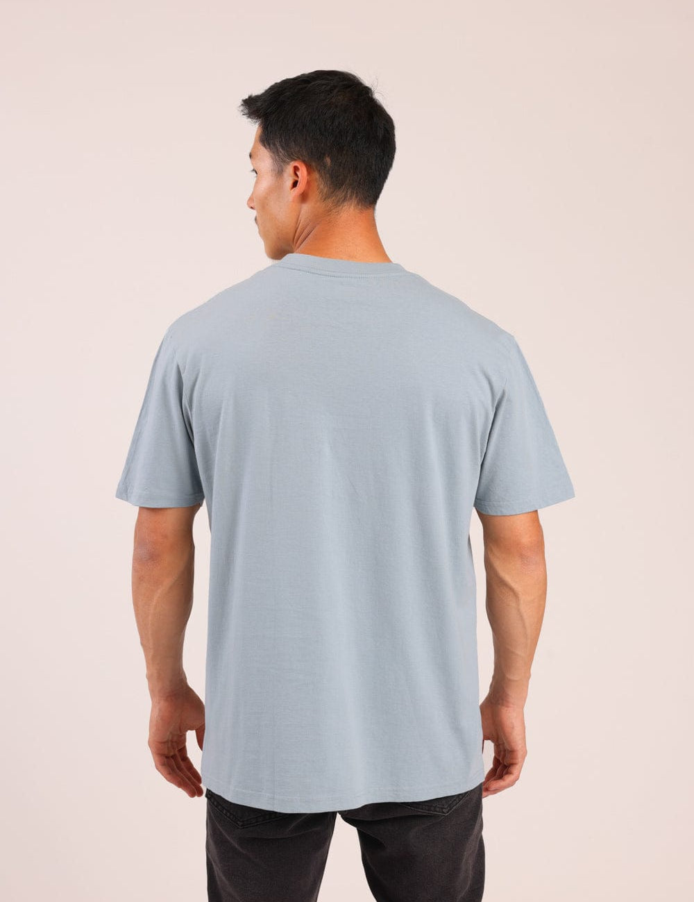 FOX גברים חולצה קצרה טישרט בייסיק חלקה עם כיס טישרט בייסיק חלקה עם כיס