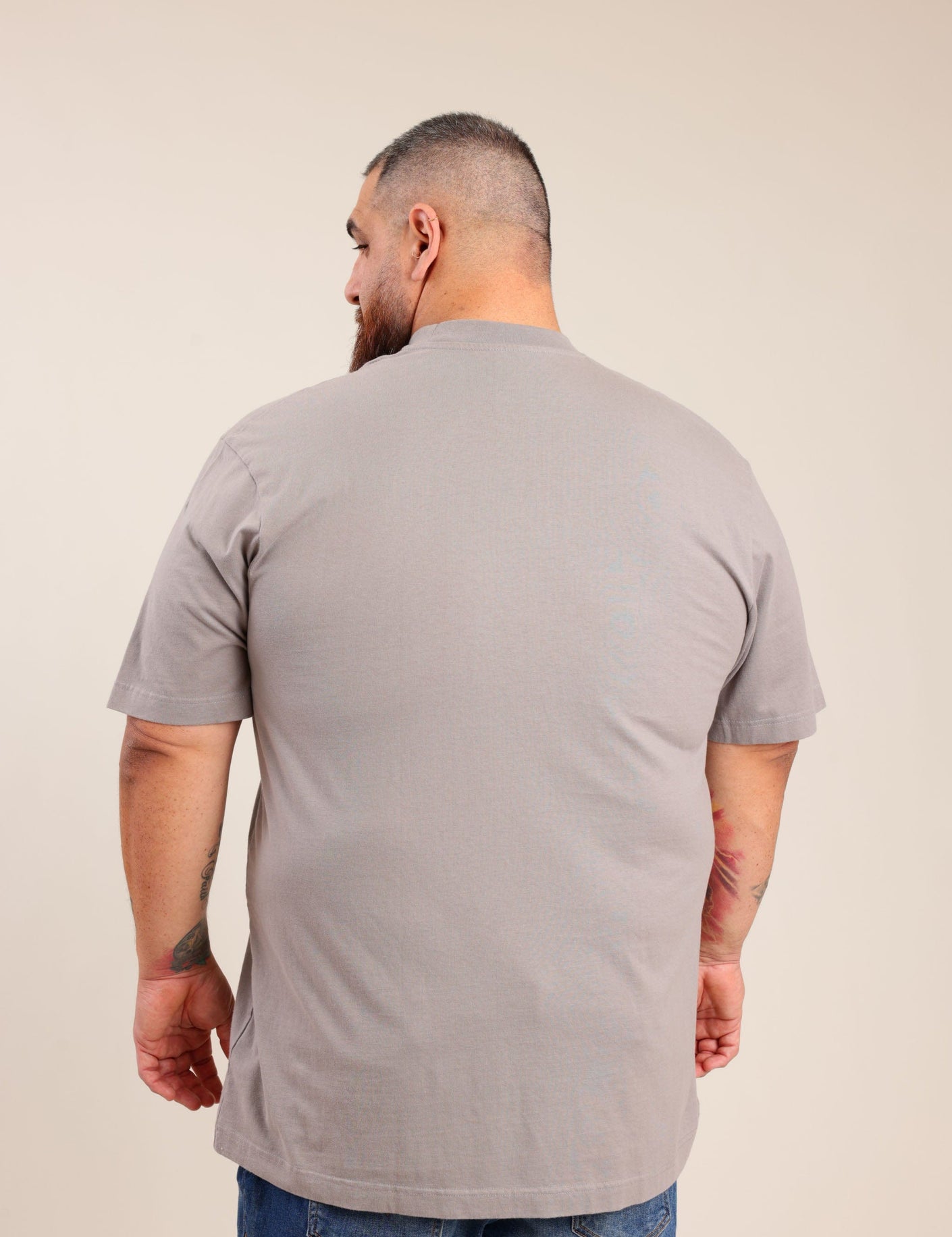 FOX פלאס גברים חולצה חולצה עם הדפס | PLUS SIZE חולצה עם הדפס | PLUS SIZE