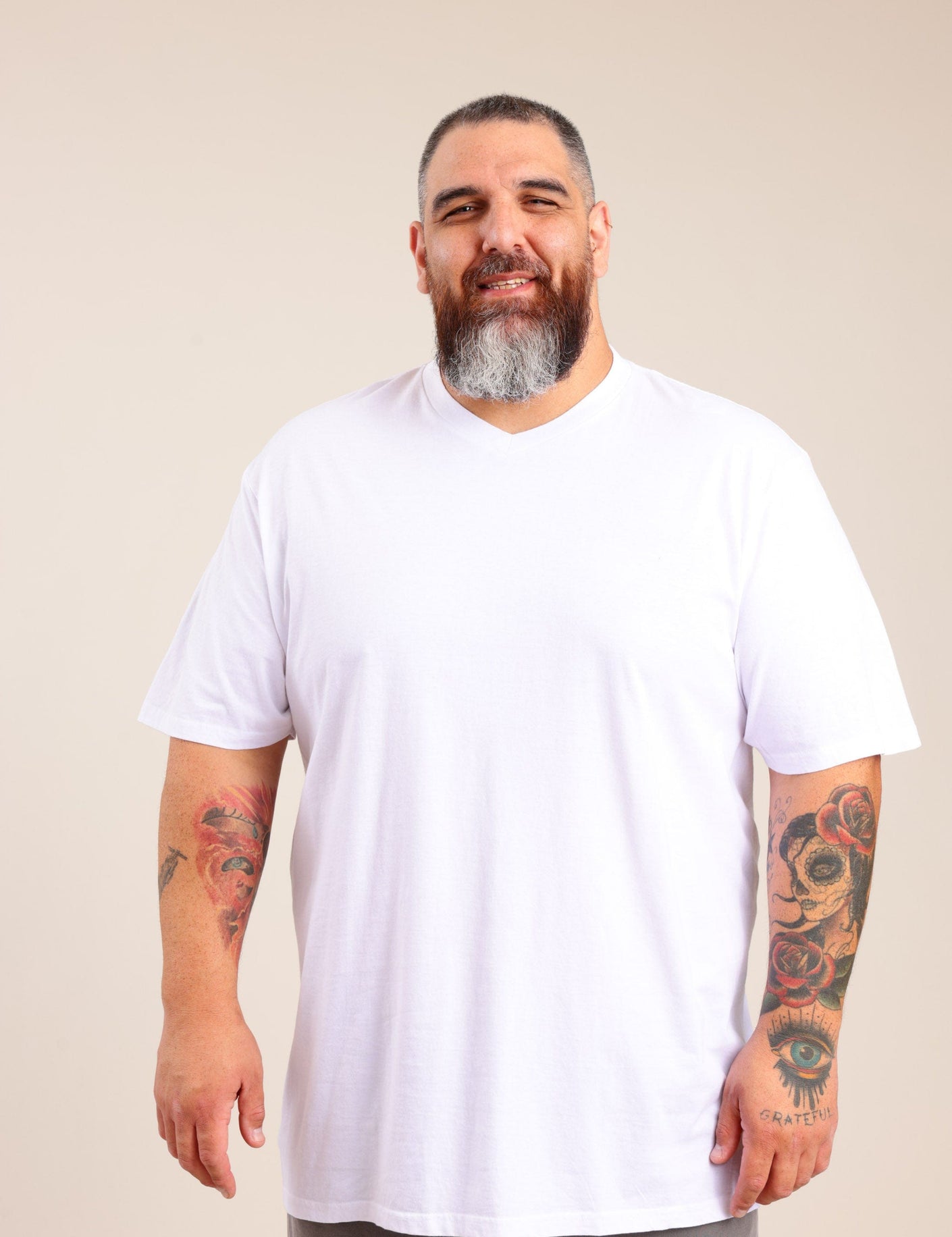 FOX פלאס גברים חולצה חולצת בייסיק | PLUS SIZE חולצת בייסיק | PLUS SIZE