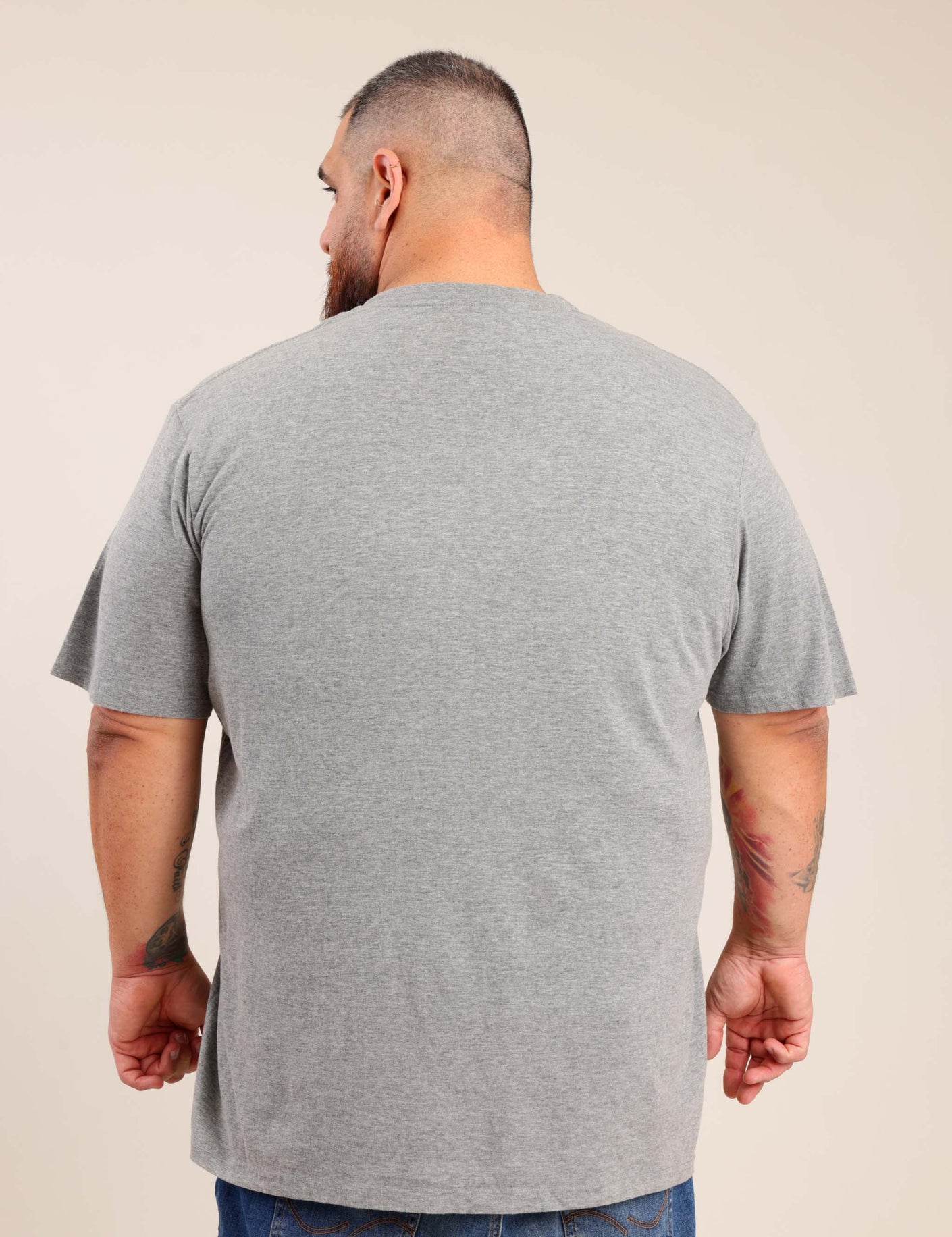 FOX פלאס גברים חולצה חולצת בייסיק | PLUS SIZE חולצת בייסיק | PLUS SIZE