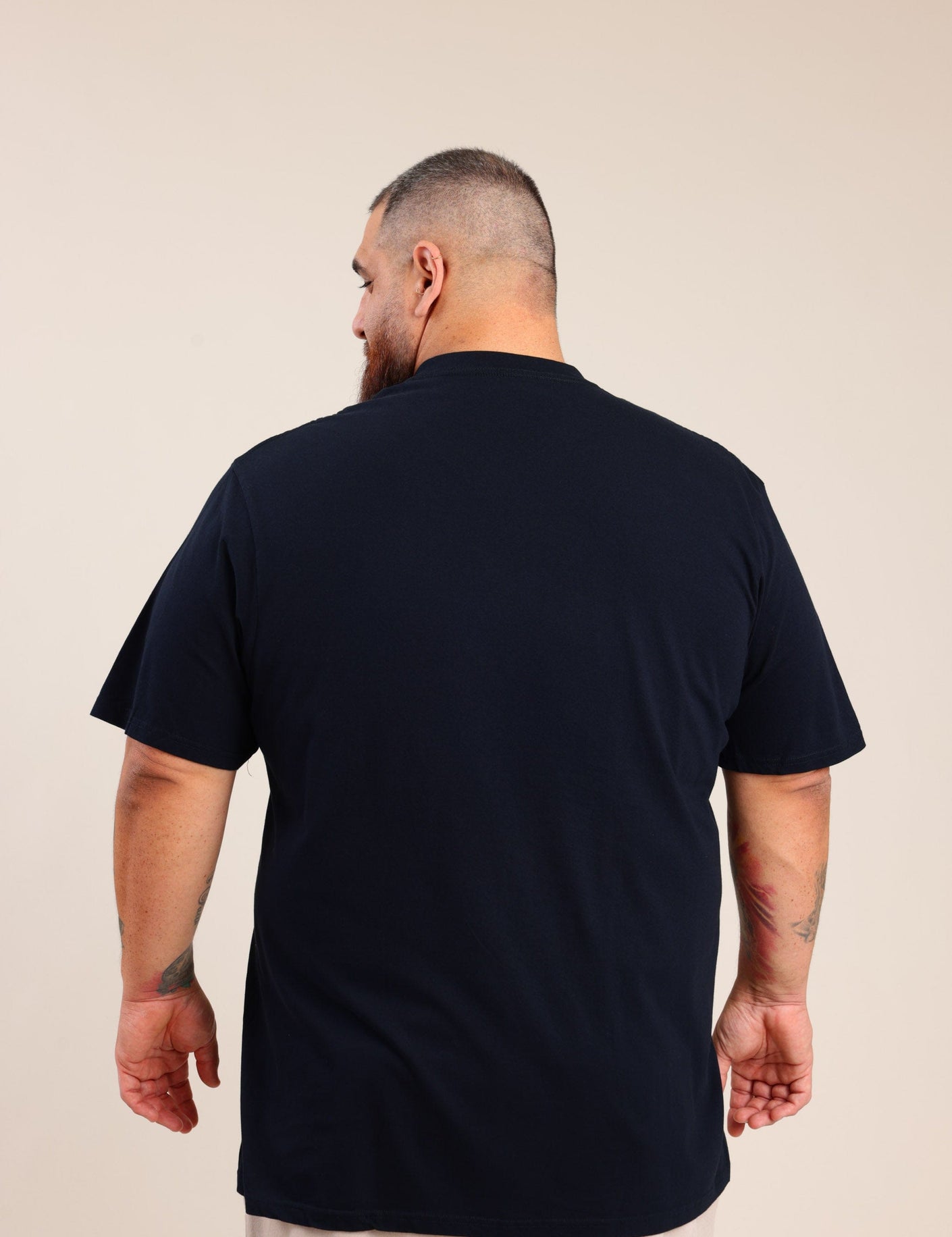 FOX פלאס גברים חולצה חולצת בייסיק | PLUS SIZE חולצת בייסיק | PLUS SIZE