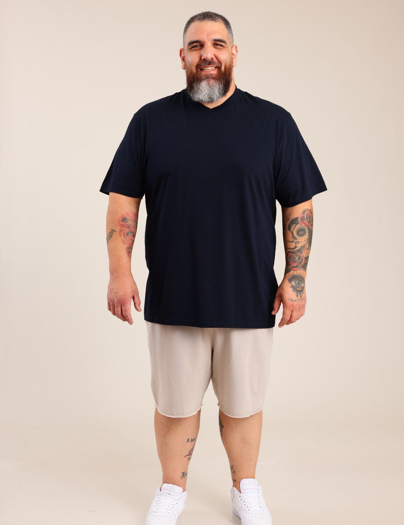 FOX פלאס גברים חולצה חולצת בייסיק | PLUS SIZE חולצת בייסיק | PLUS SIZE