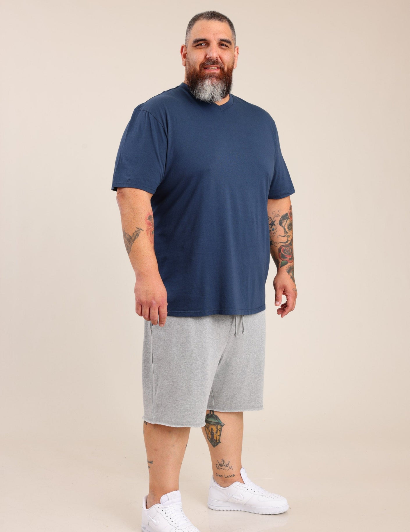 FOX פלאס גברים חולצה חולצת בייסיק | PLUS SIZE חולצת בייסיק | PLUS SIZE