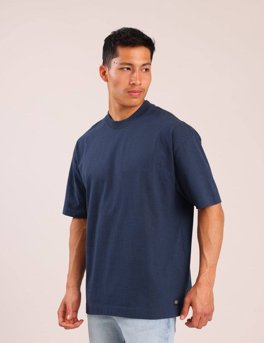 FOX גברים חולצה קצרה חולצת אוברסייז חולצת אוברסייז