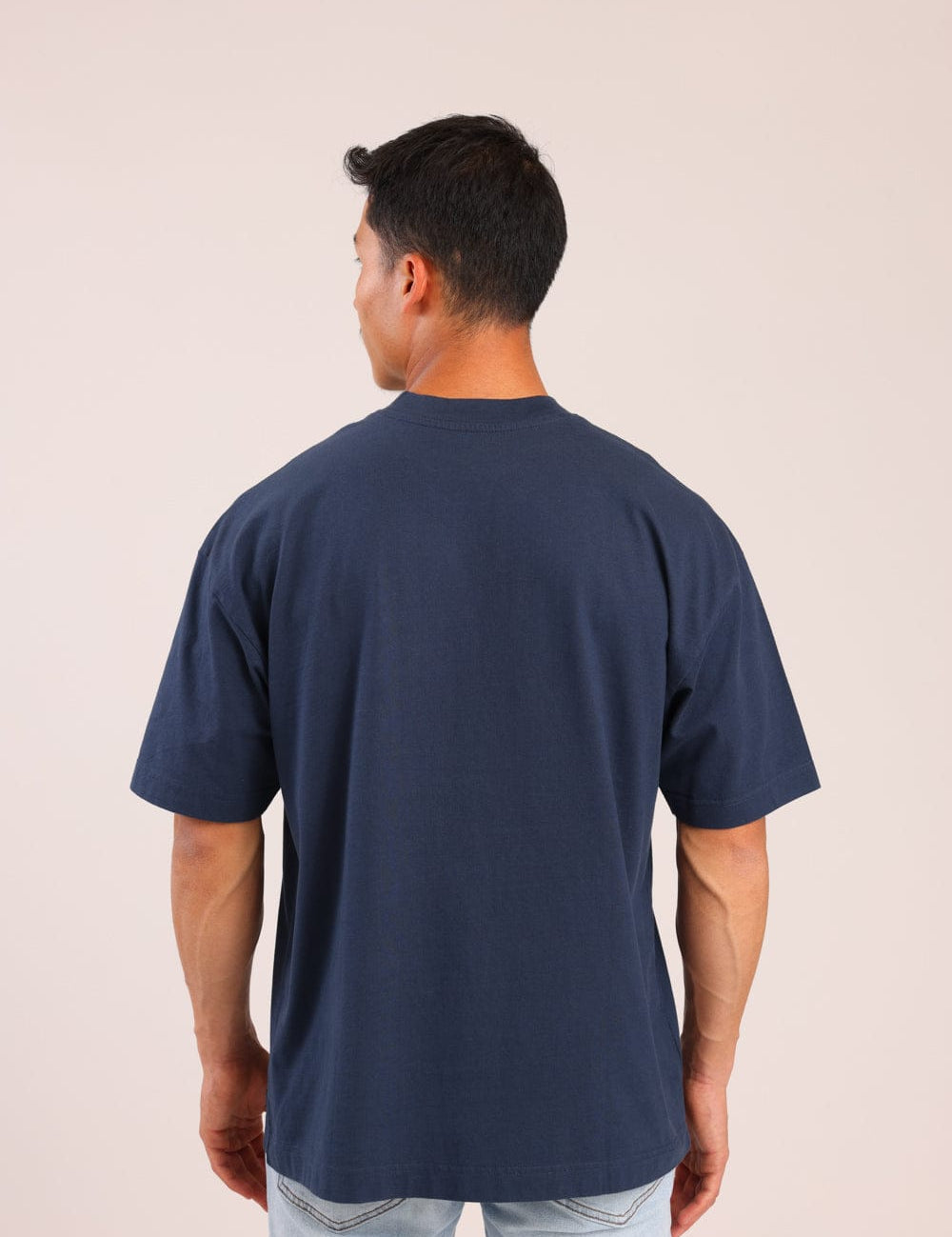 FOX גברים חולצה קצרה חולצת אוברסייז חולצת אוברסייז