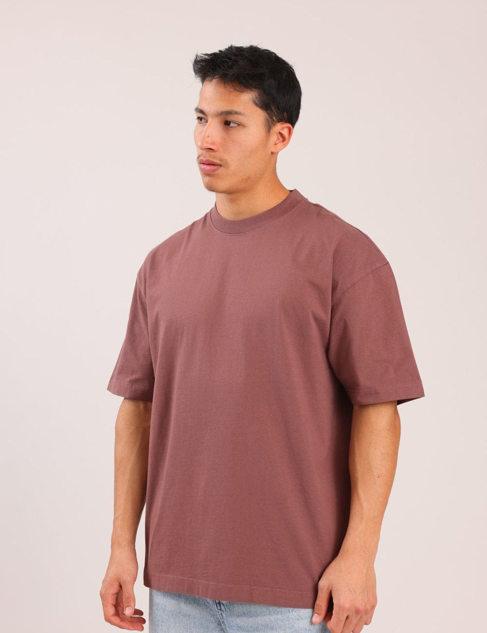 FOX גברים חולצה קצרה חולצת אוברסייז חולצת אוברסייז