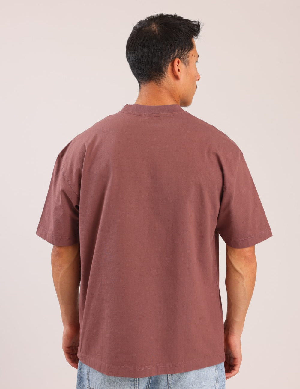 FOX גברים חולצה קצרה חולצת אוברסייז חולצת אוברסייז