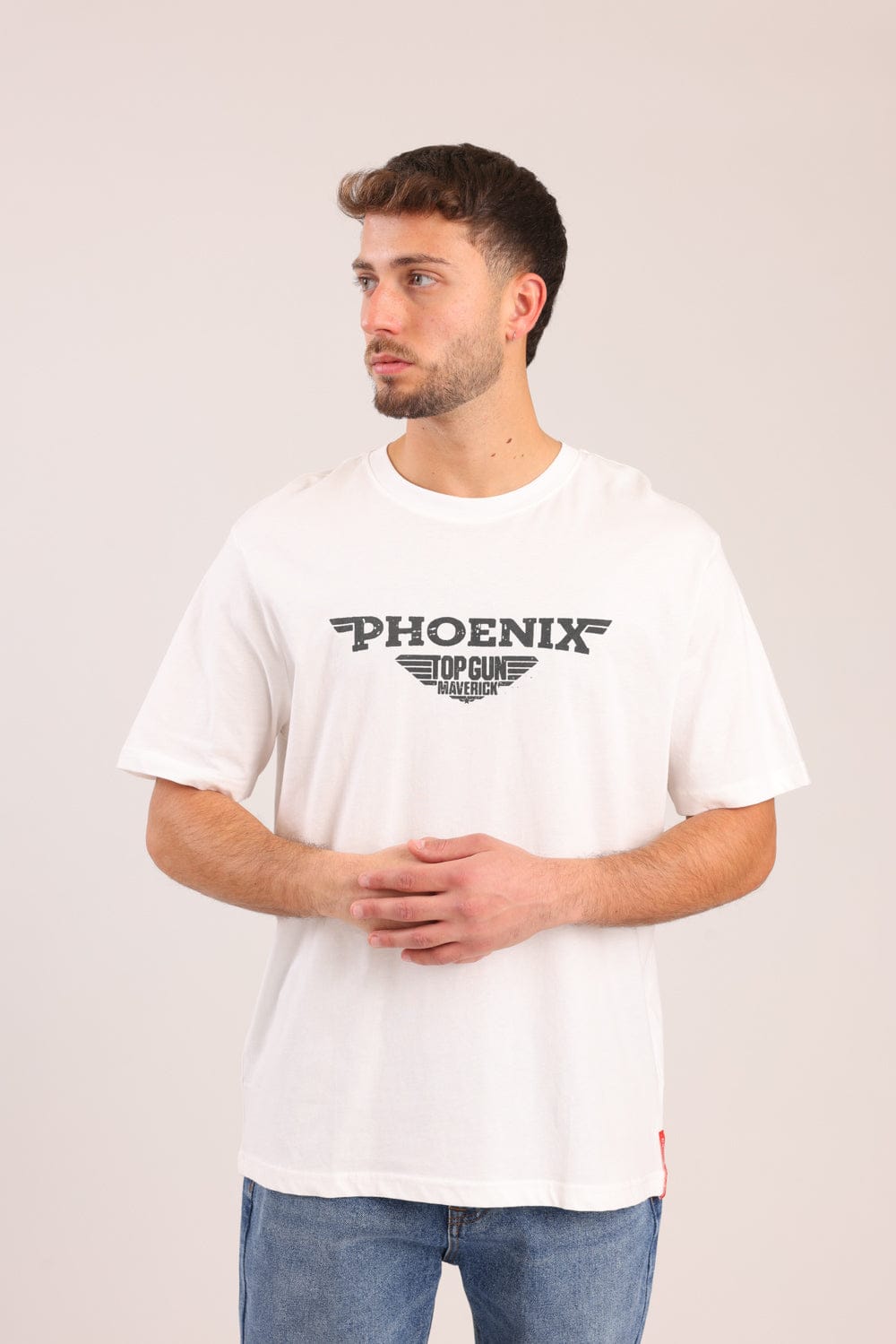 FOX גברים חולצה חולצה ממותגת GUN TOP חולצה ממותגת GUN TOP