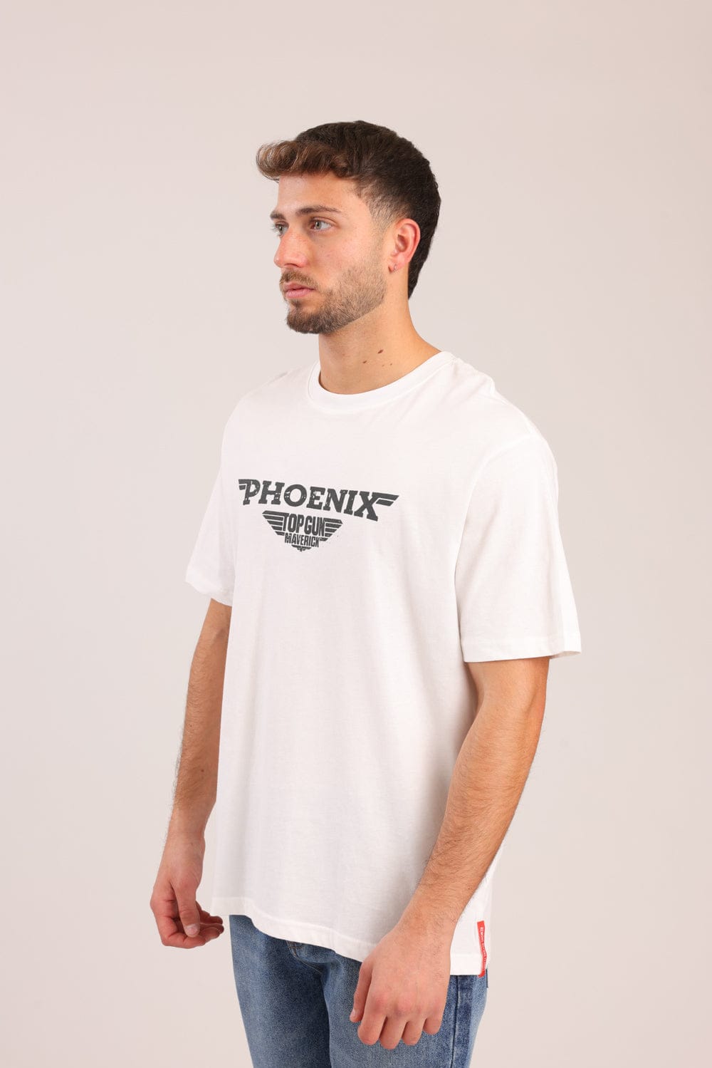 FOX גברים חולצה חולצה ממותגת GUN TOP חולצה ממותגת GUN TOP