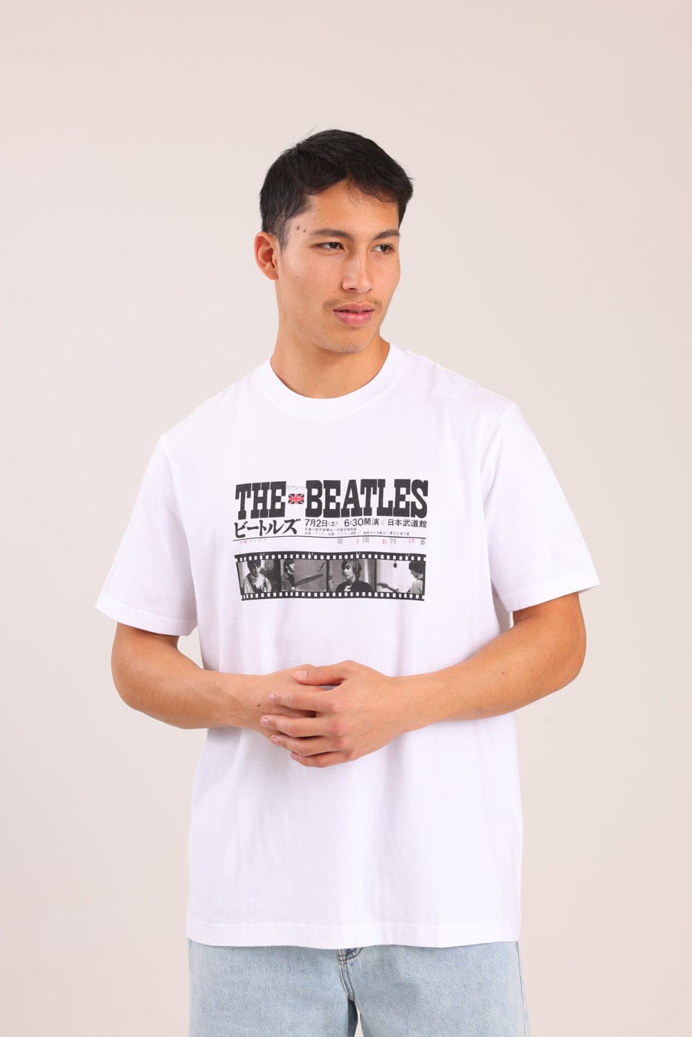 FOX גברים חולצה חולצה ממותגת BEATLES THE חולצה ממותגת BEATLES THE