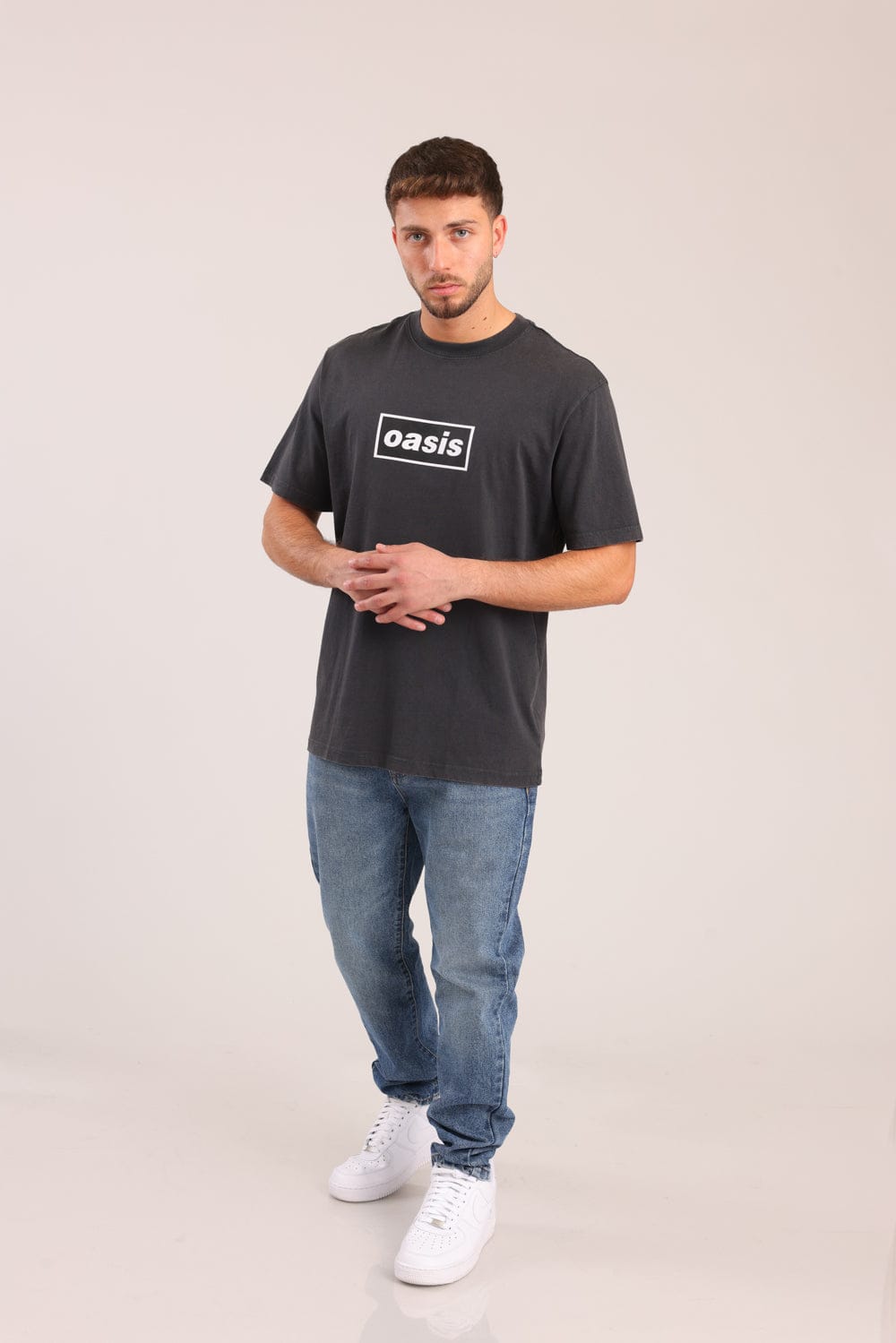 FOX גברים חולצה חולצה ממותגת OASIS חולצה ממותגת OASIS