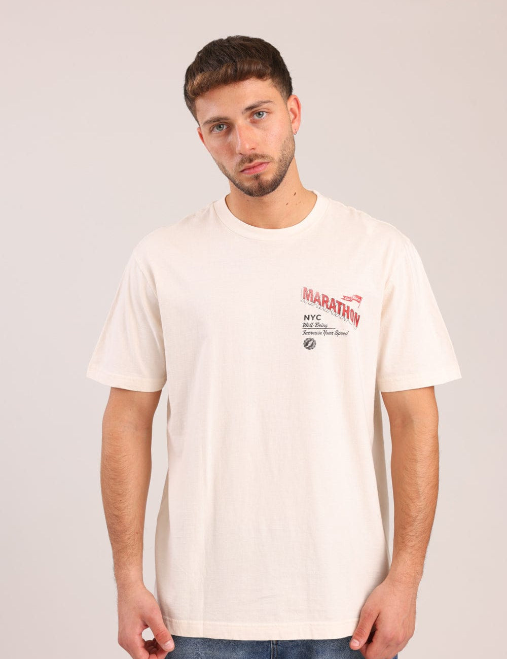 FOX גברים חולצה חולצה עם הדפס חולצה עם הדפס