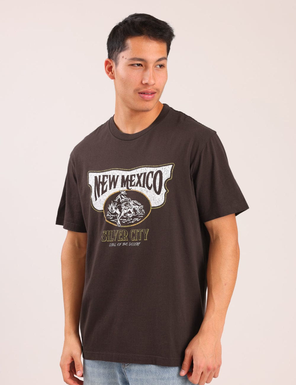 FOX גברים חולצה חולצה עם הדפס חולצה עם הדפס