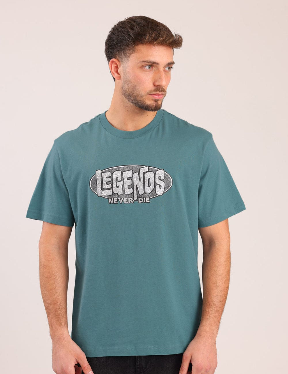 FOX גברים חולצה חולצה עם הדפס חולצה עם הדפס