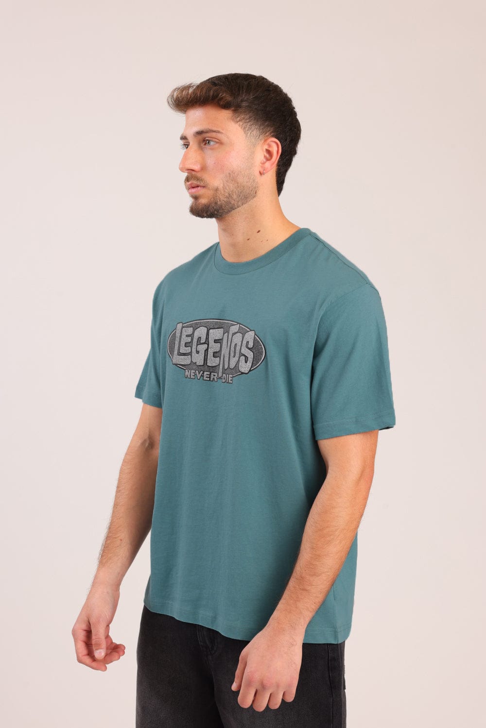 FOX גברים חולצה חולצה עם הדפס חולצה עם הדפס