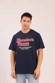 FOX גברים חולצה חולצה עם הדפס חולצה עם הדפס