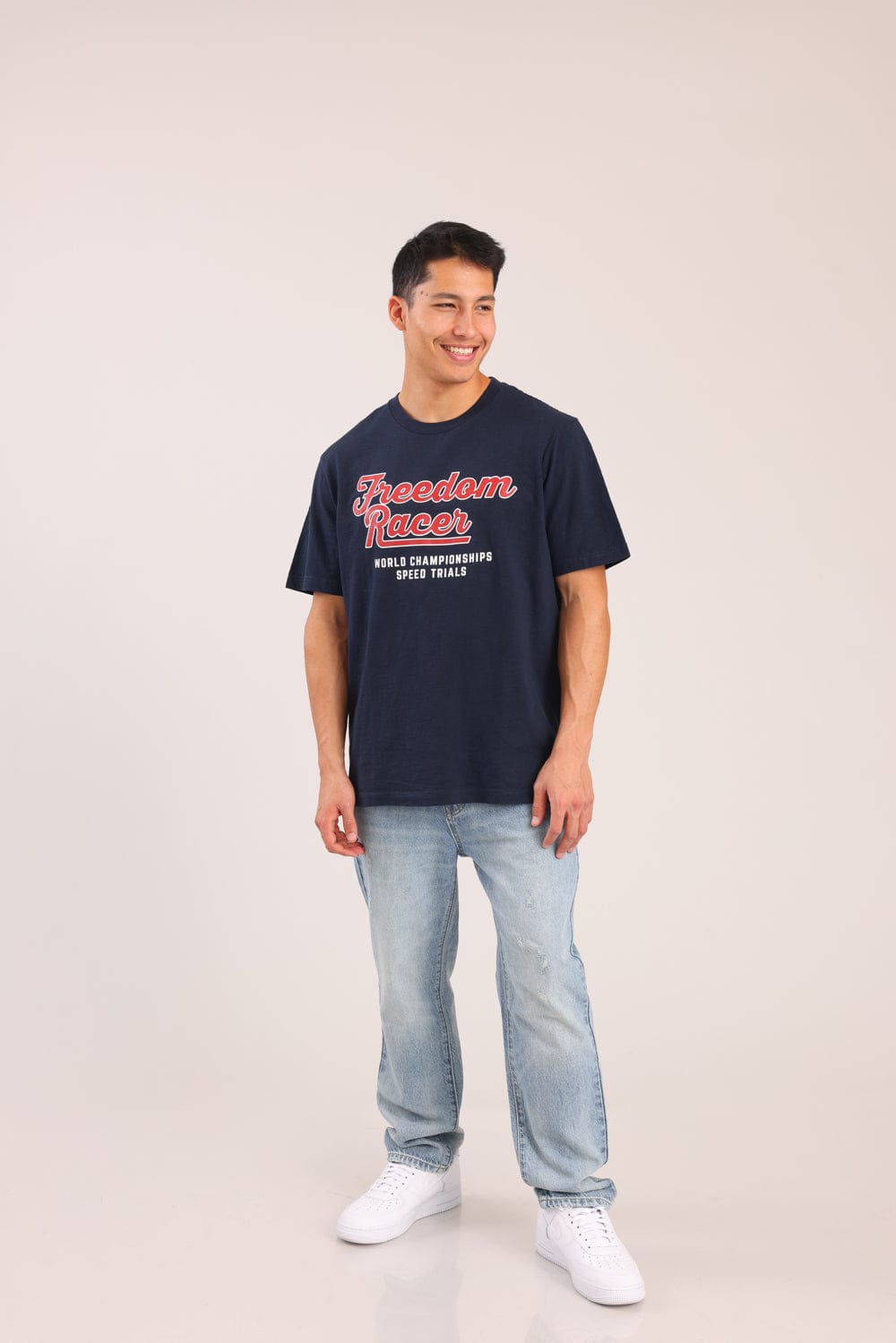 FOX גברים חולצה חולצה עם הדפס חולצה עם הדפס