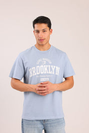 FOX גברים חולצה חולצה עם הדפס חולצה עם הדפס