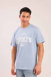 FOX גברים חולצה חולצה עם הדפס חולצה עם הדפס