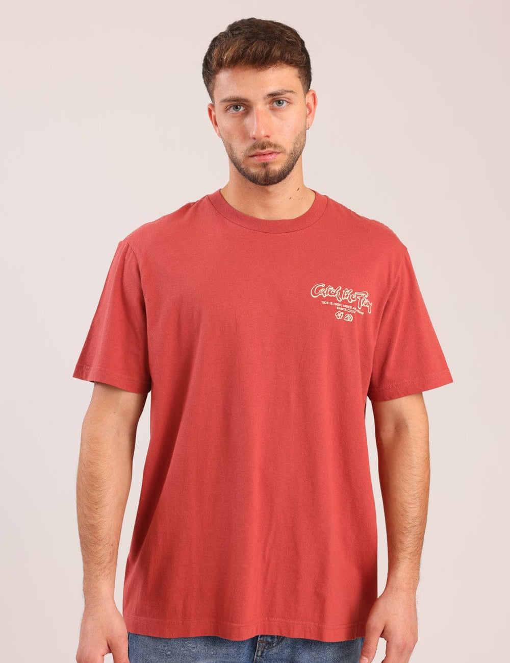 FOX גברים חולצה חולצה עם הדפס חולצה עם הדפס