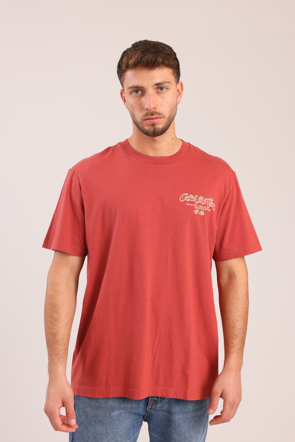 FOX גברים חולצה חולצה עם הדפס חולצה עם הדפס