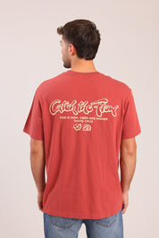 FOX גברים חולצה חולצה עם הדפס חולצה עם הדפס