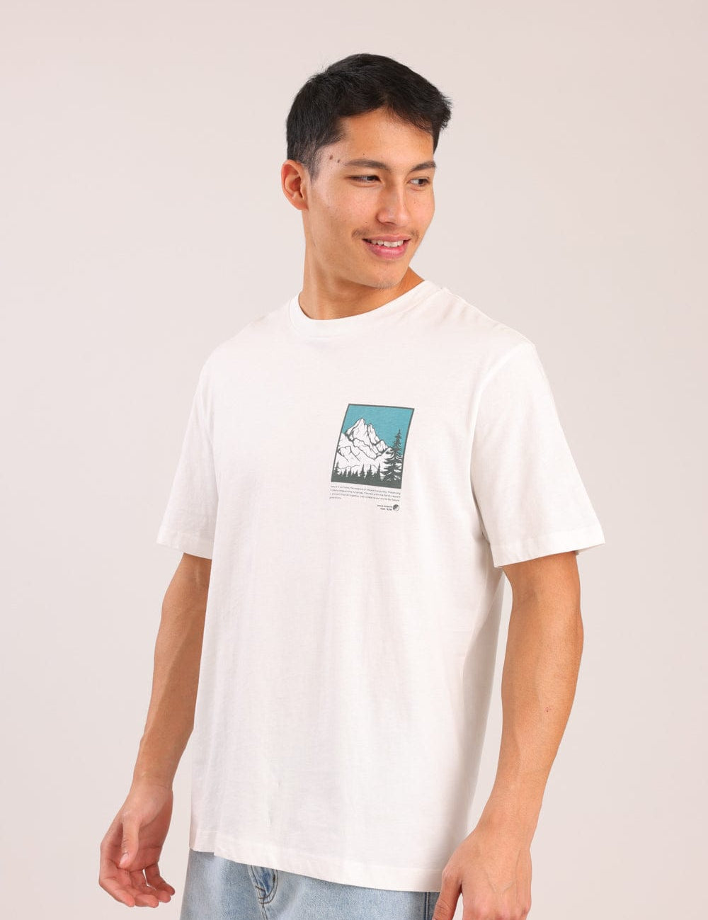 FOX גברים חולצה חולצה עם הדפס חולצה עם הדפס