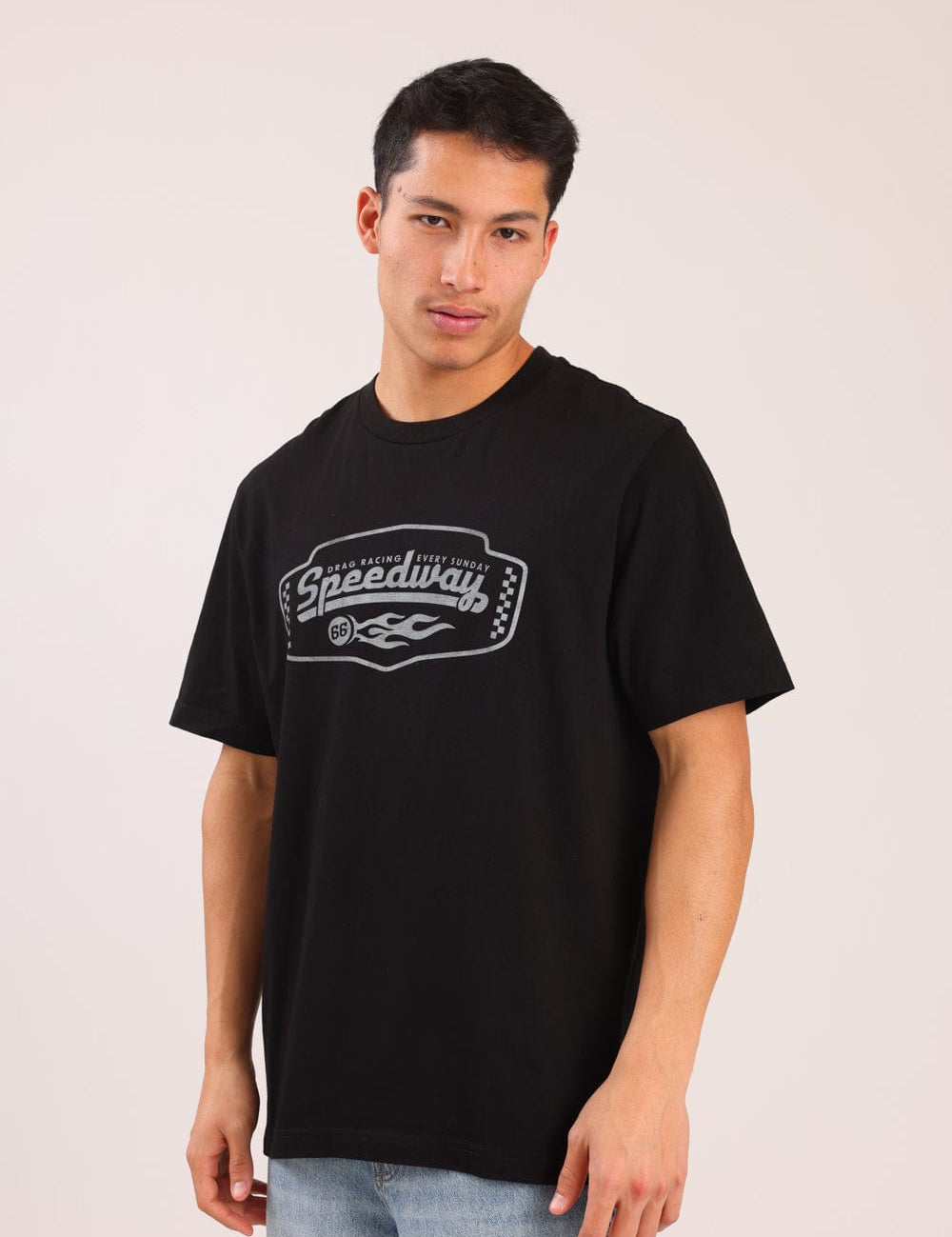 FOX גברים חולצה חולצה עם הדפס חולצה עם הדפס