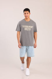 FOX גברים חולצה חולצה עם הדפס חולצה עם הדפס