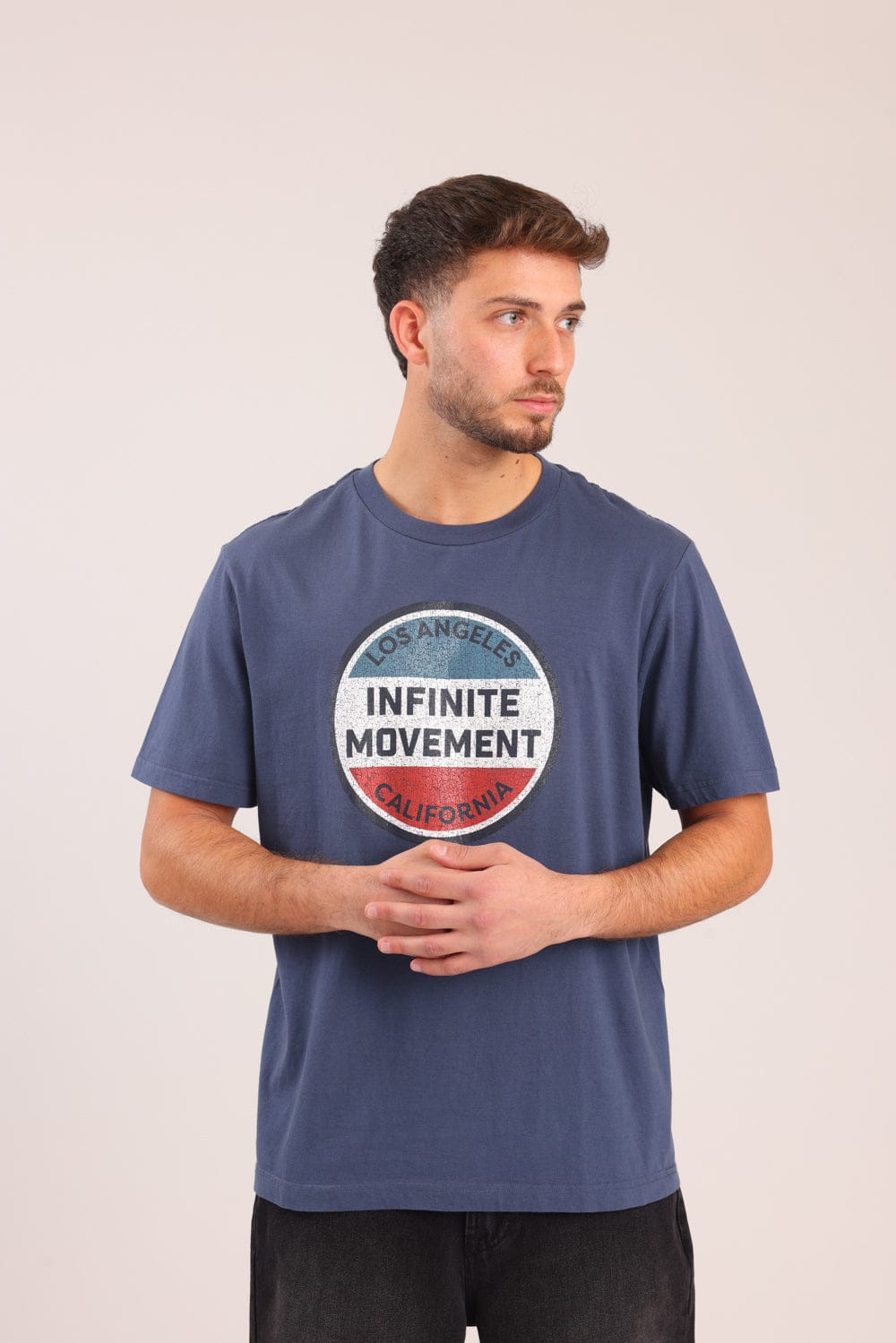 FOX גברים חולצה חולצה עם הדפס חולצה עם הדפס