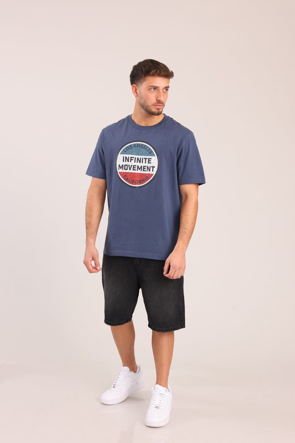 FOX גברים חולצה חולצה עם הדפס חולצה עם הדפס