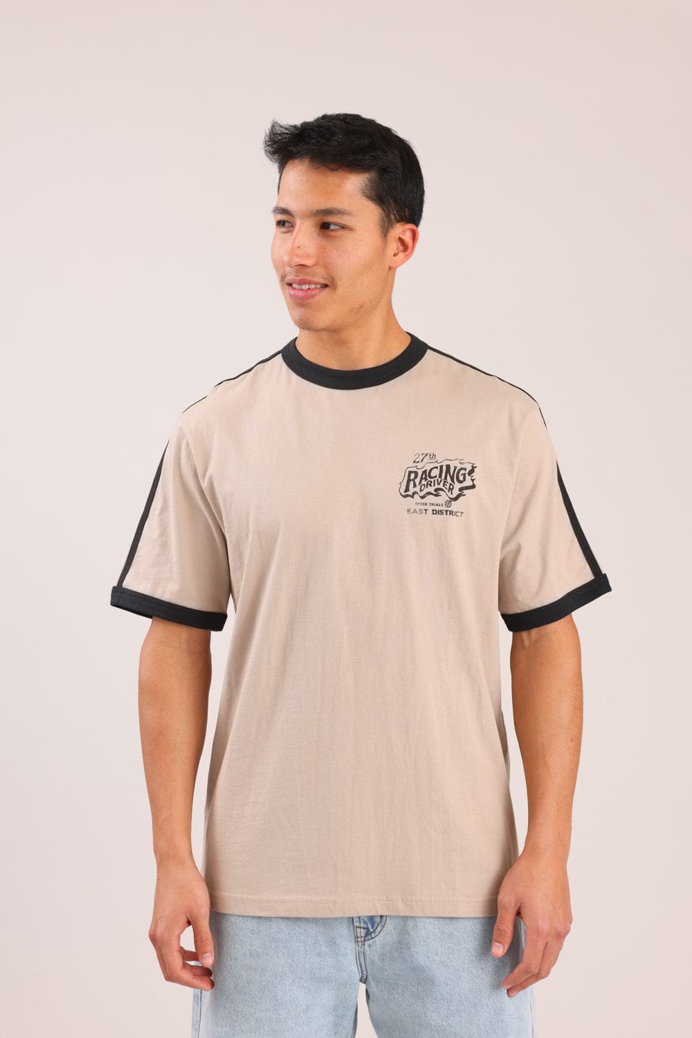 FOX גברים חולצה חולצה עם הדפס חולצה עם הדפס