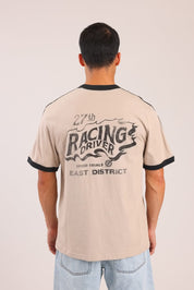 FOX גברים חולצה חולצה עם הדפס חולצה עם הדפס