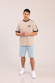 FOX גברים חולצה חולצה עם הדפס חולצה עם הדפס