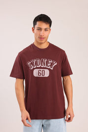 FOX גברים חולצה חולצה עם הדפס חולצה עם הדפס