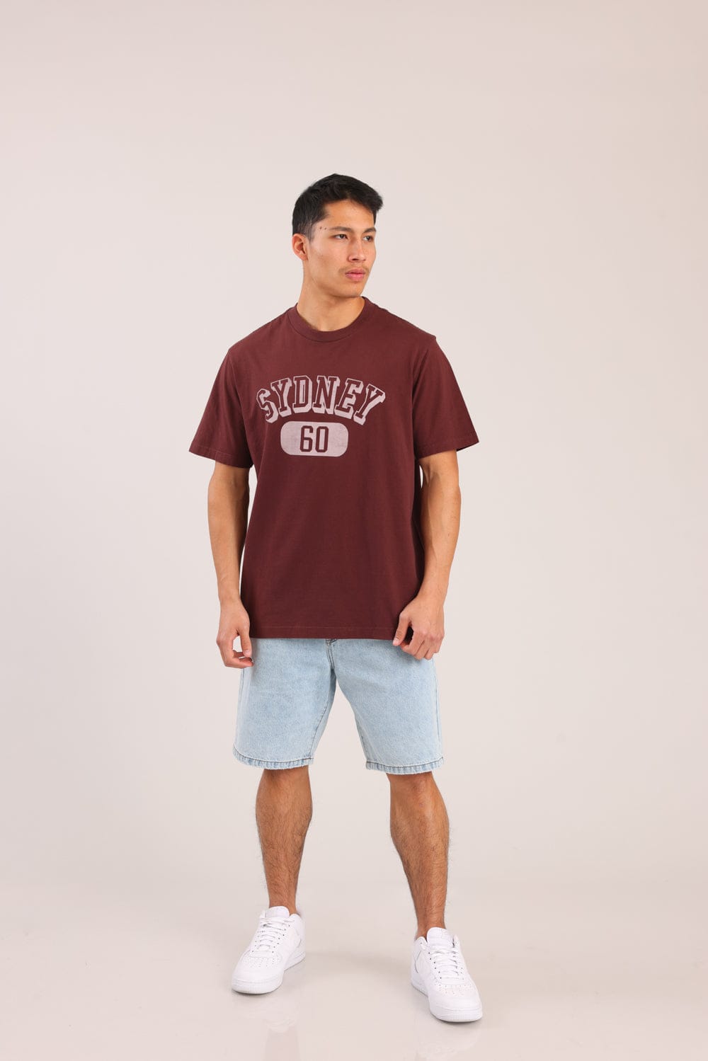 FOX גברים חולצה חולצה עם הדפס חולצה עם הדפס