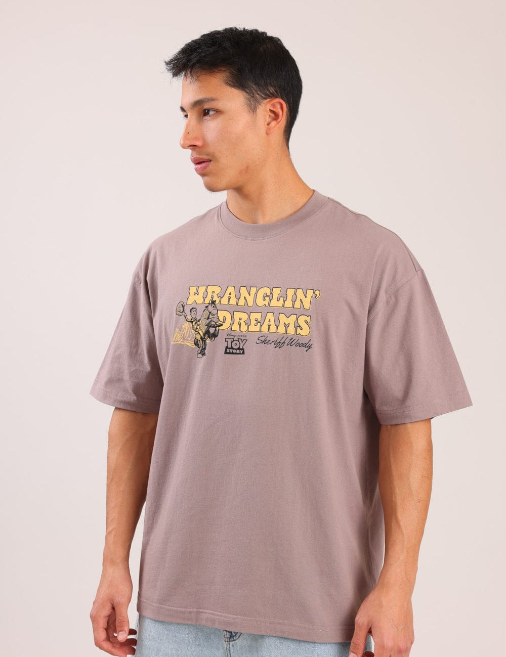 FOX גברים חולצה חולצה ממותגת צעצוע של סיפור דיסני חולצה ממותגת צעצוע של סיפור דיסני