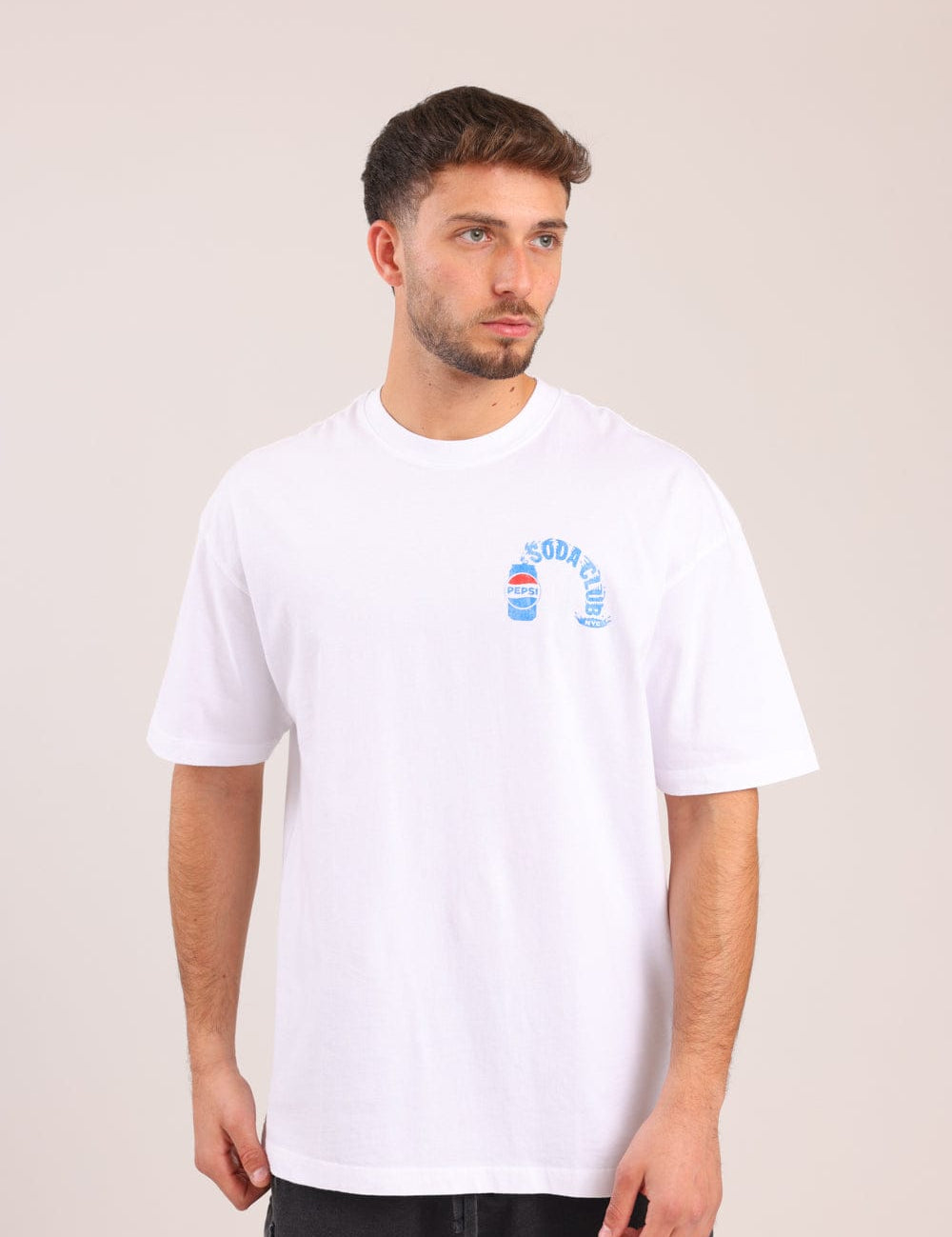 FOX גברים חולצה חולצה ממותגת פפסי חולצה ממותגת פפסי